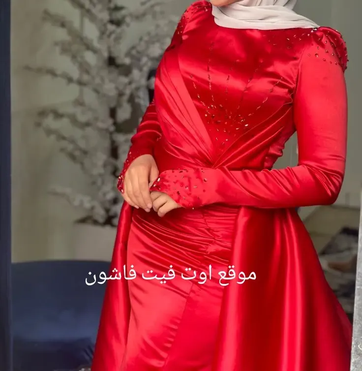 موضه فساتين 2024 فساتين سهره طويله للمحجبات 2024